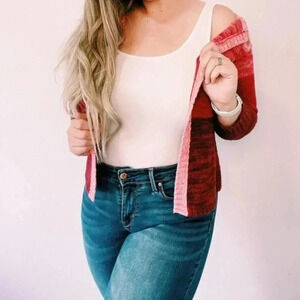 ::SOLD:: Mossimo Pink Ombré Knit Cardigan